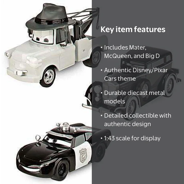 Disney / Pixar Cars 1:43 Multi-Packs Mater Private Eye Diecast Car