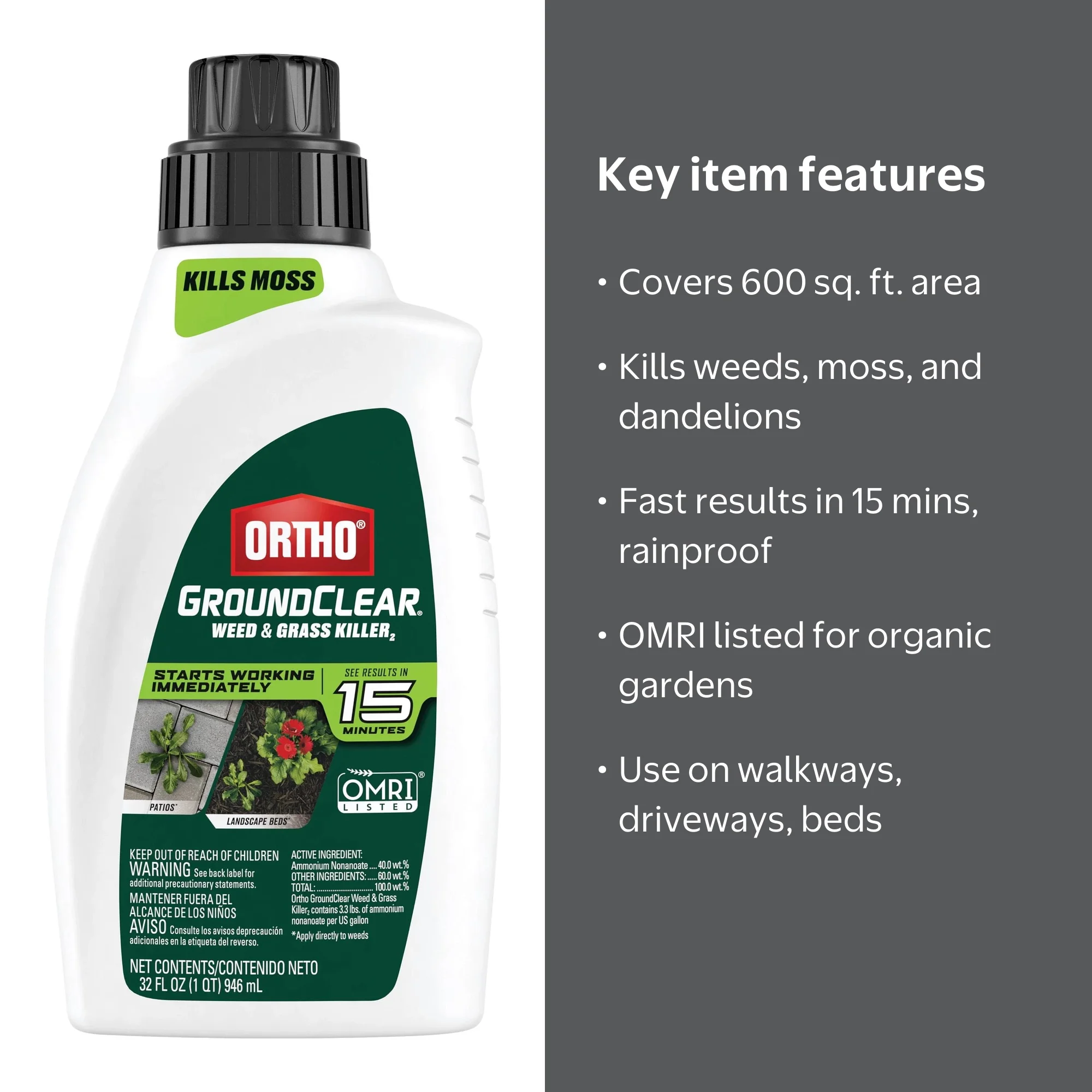 Free Shipping! Ortho GroundClear Weed and Grass Killer2