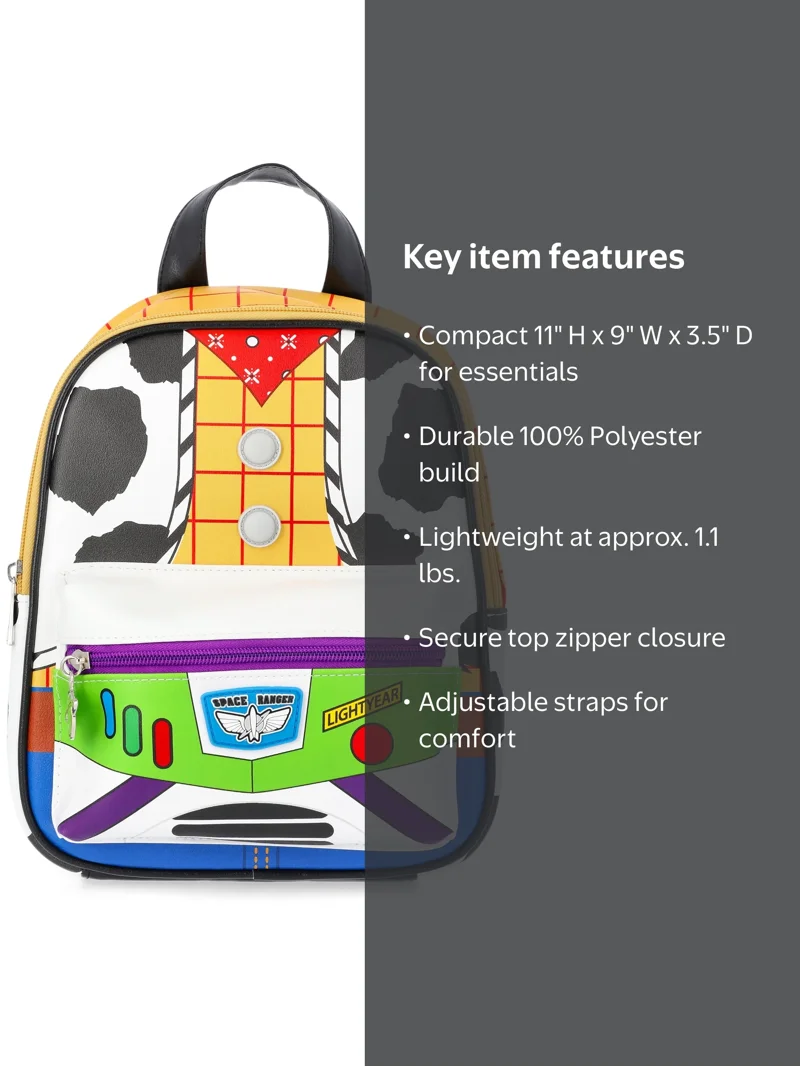 buzz lightyear loungefly mini backpack Pixar Toy Story 30th Anniversary When the two toys are accidentally lost out in the world DLR/WDW - Toy Story -