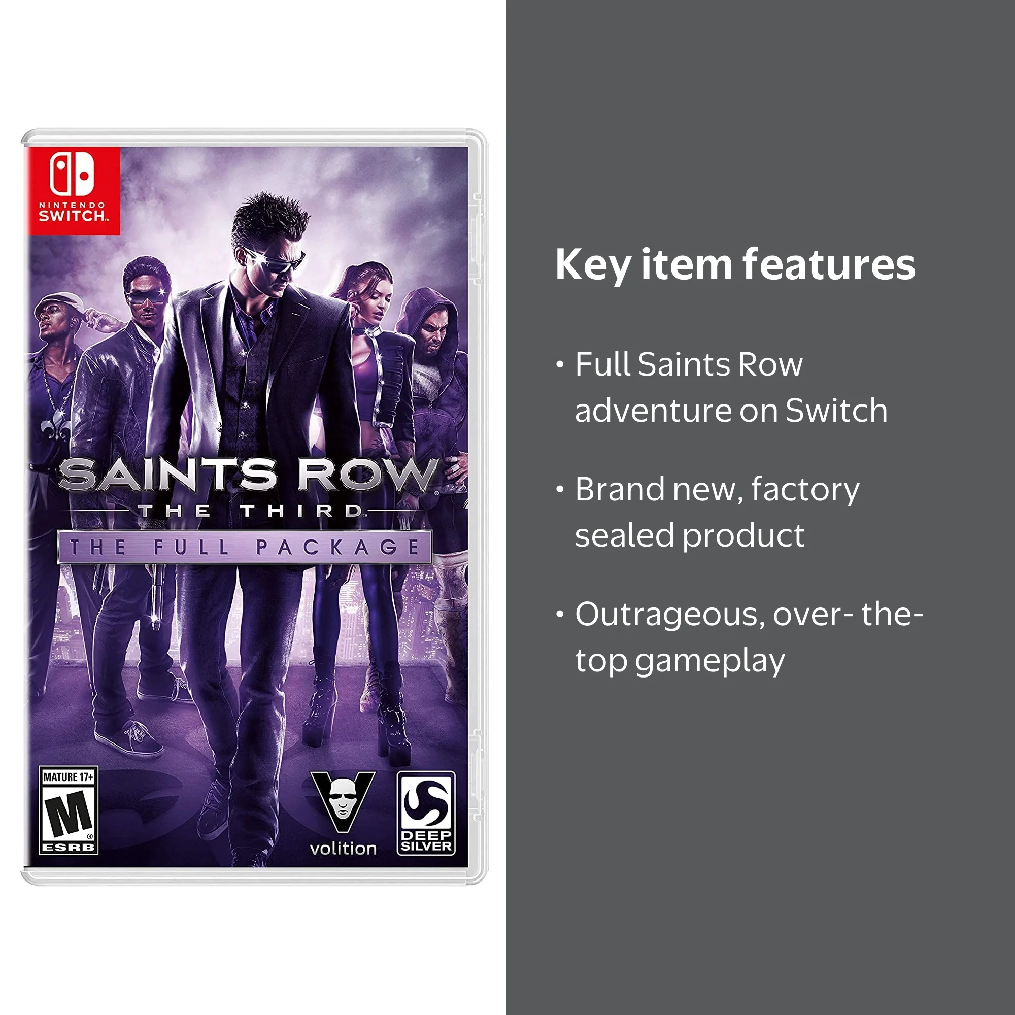 Saints Row The Third - Full Package - Nintendo Switch - Walmart.com