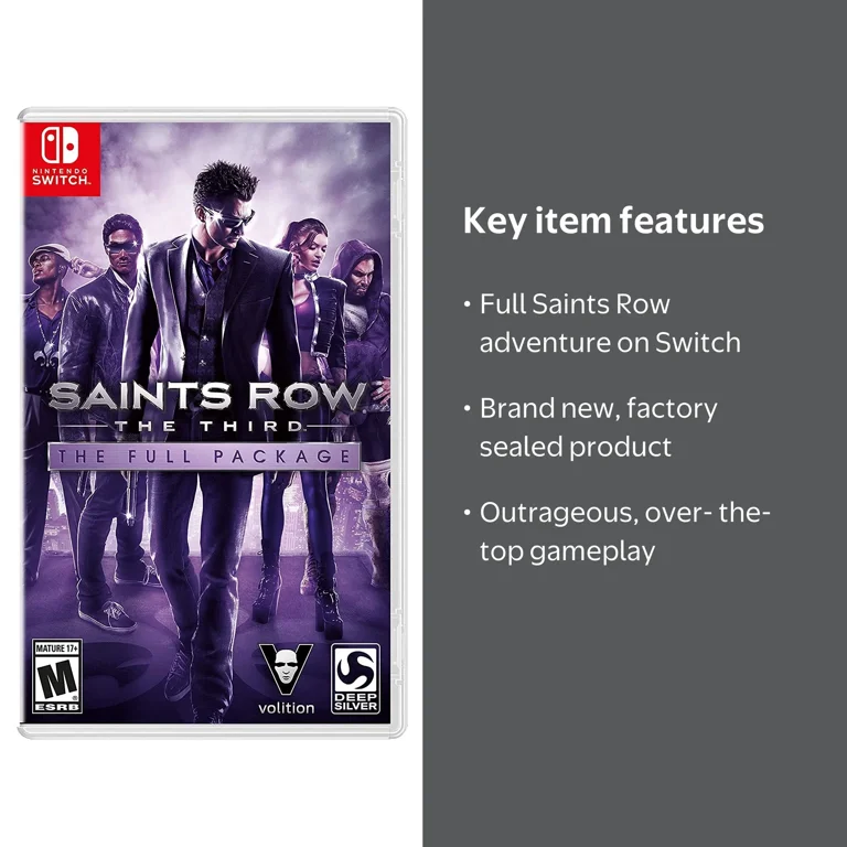 Saints Row The Third - Full Package - Nintendo Switch - Walmart.com