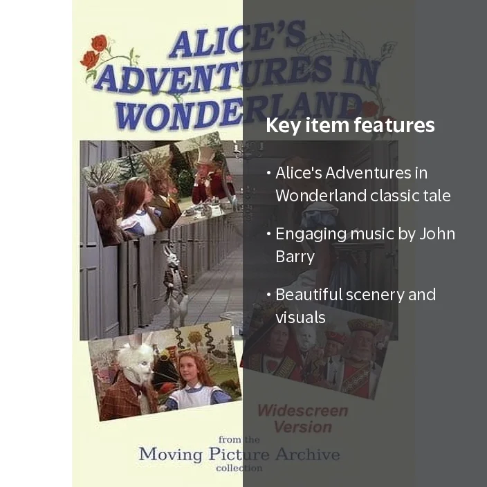 Alice's Adventures in Wonderland (DVD) - Walmart.com