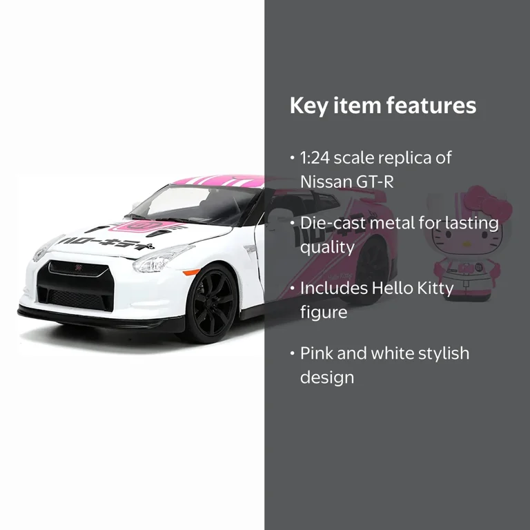 Free Shipping! Jada Die Cast Metals Hello Kitty Tokyo Speed 2009