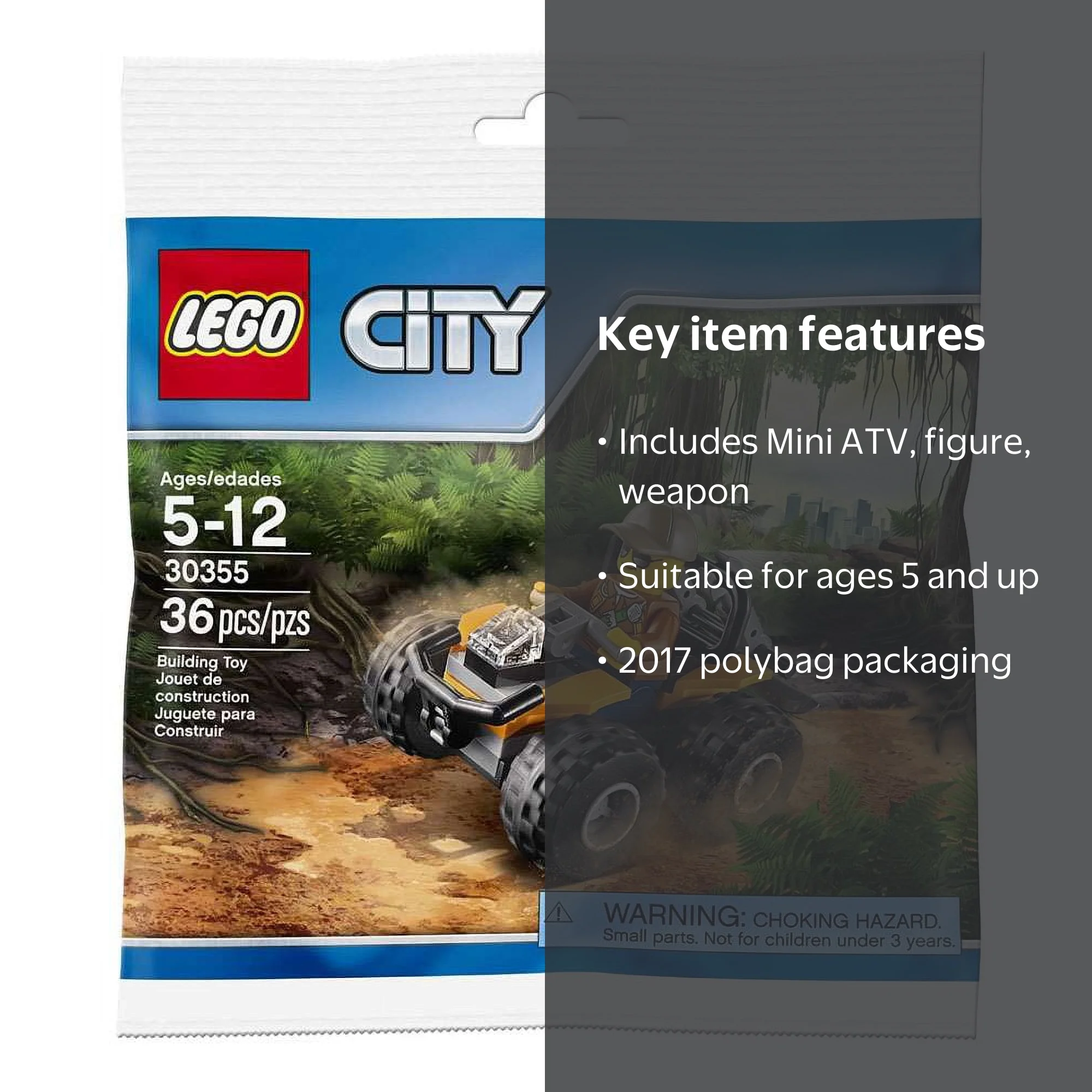 City Jungle ATV Mini Set LEGO 30355 - Walmart.com