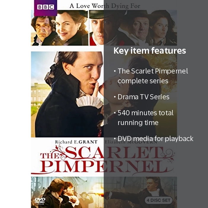 Scarlet Pimpernel, The: The Complete Series [DVD] - Walmart.com