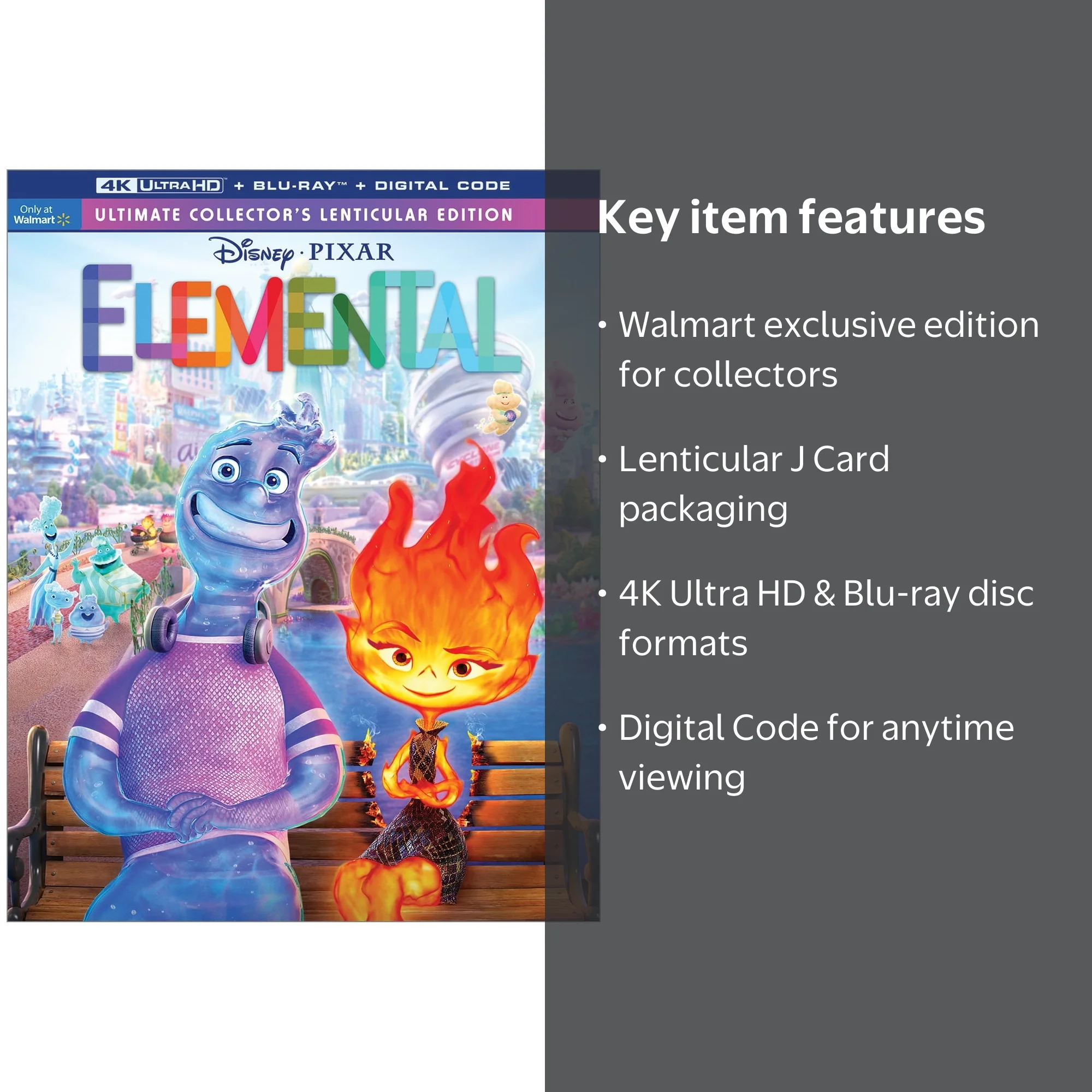 Elemental WM Exclusive (4K Ultra HD + Blu-ray + Digital Code