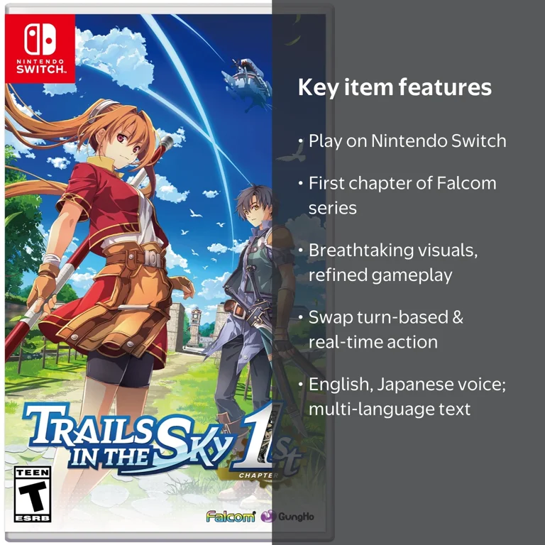 GungHo, Trails In The Sky 1st Chapter, Nintendo Switch - Walmart.com