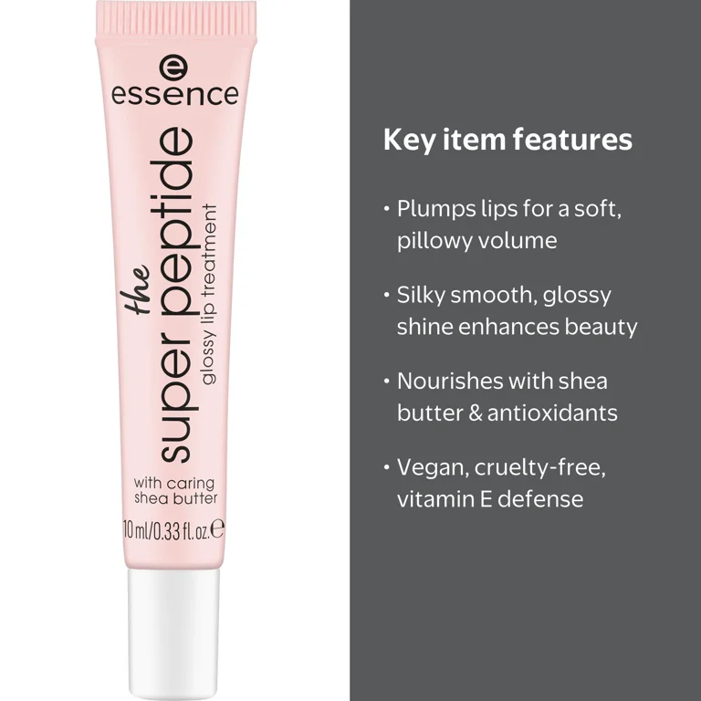 essence The Super Peptide Glossy Lip Treatment, 01 Peptacular