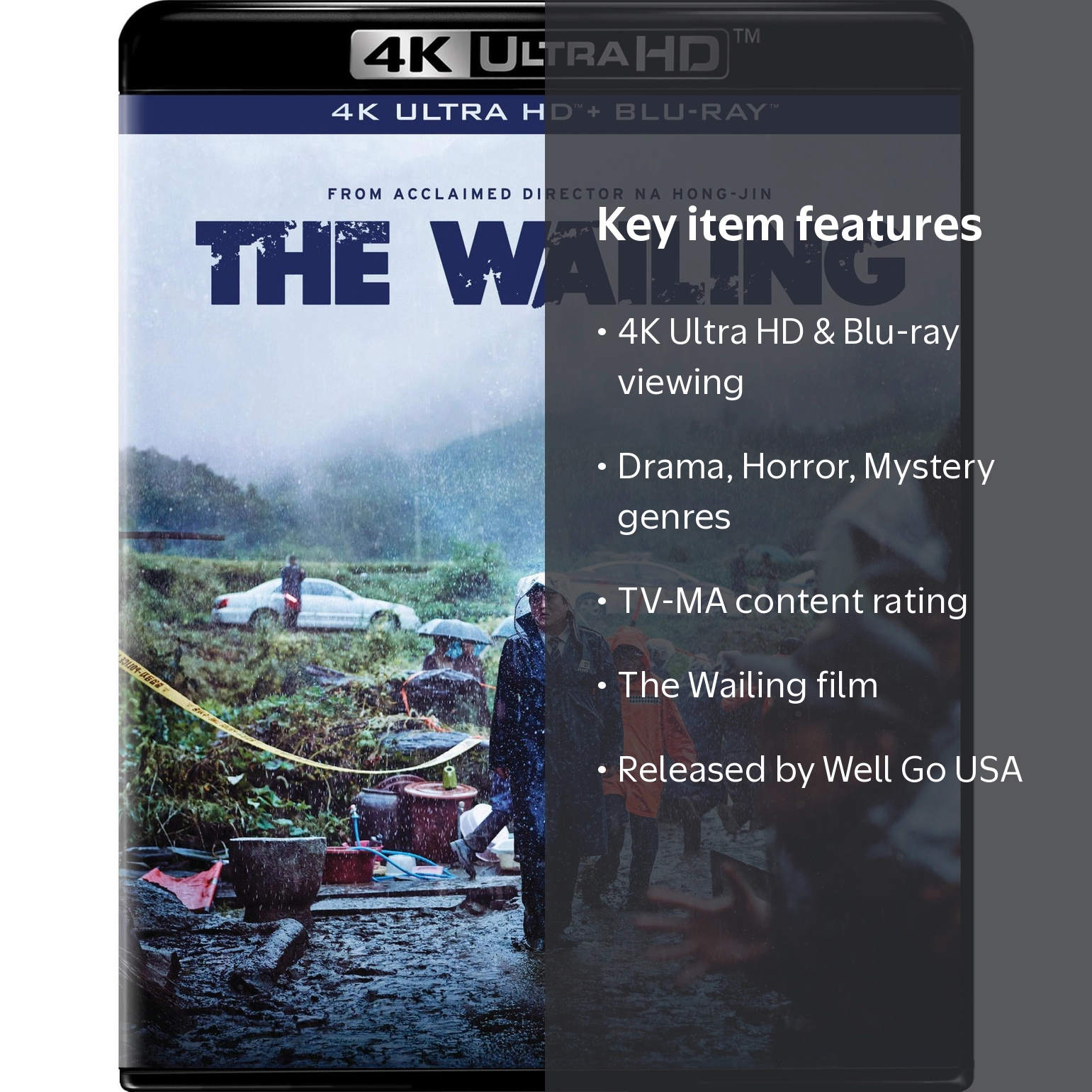 SDS, The Wailing 4K Ultra HD + Blu-ray, Drama Horror Mystery
