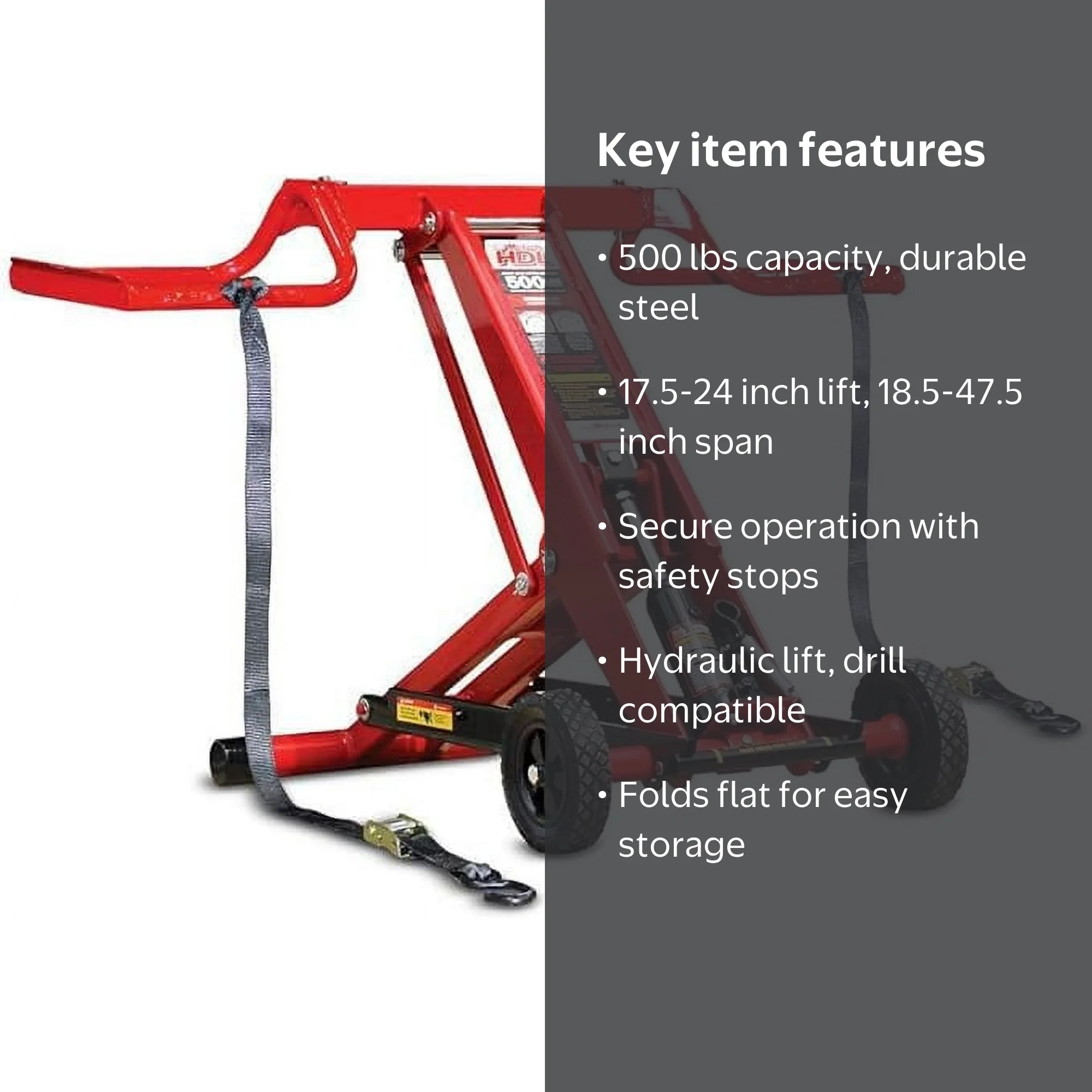 シャローマン@ MoJack HDL 500 Hydraulic Cylinder Lift Jack for Mowers - Walmart.com