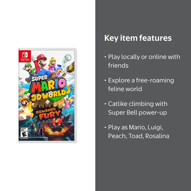 Super Mario 3D World + Bowser's Fury - Nintendo Switch [Physical