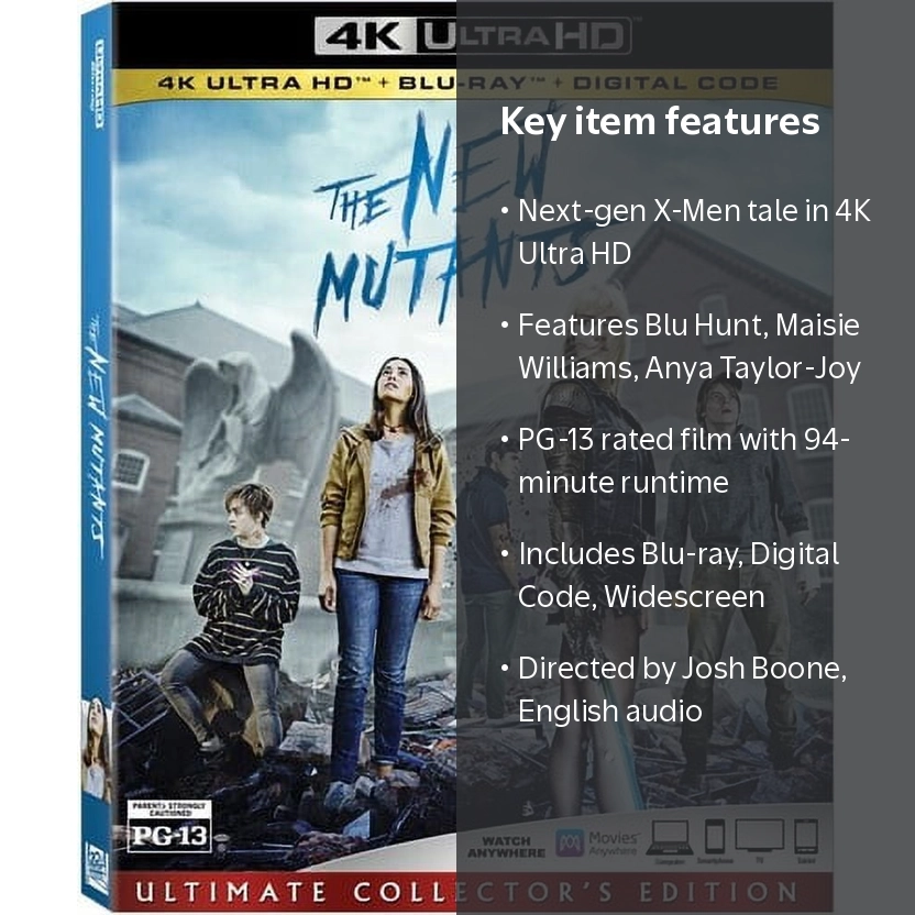 20th Century Fox's The New Mutants - 4K Ultra HD, Blu-ray Set with