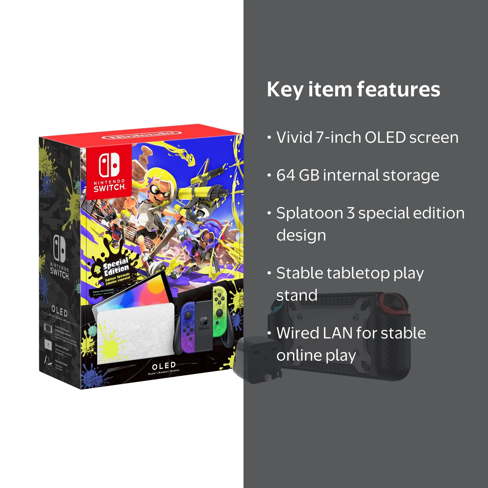 Nintendo Switch – OLED Model Splatoon 3 Special Edition