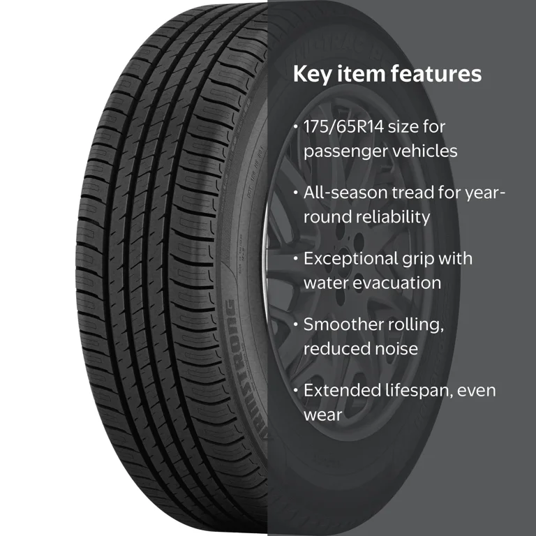 Armstrong Tires, Passenger Tire, All Season, 175/65R14, 82H