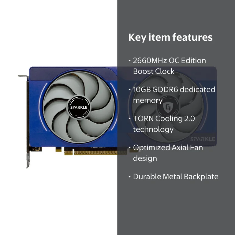 Sparkle Intel Arc B570 GUARDIAN OC 10GB GDDR6 Graphics Card