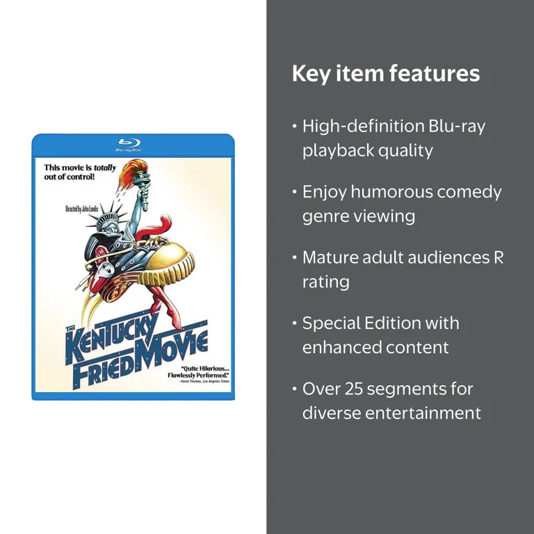 The Kentucky Fried Movie (Blu-ray), Shout Factory, Comedy