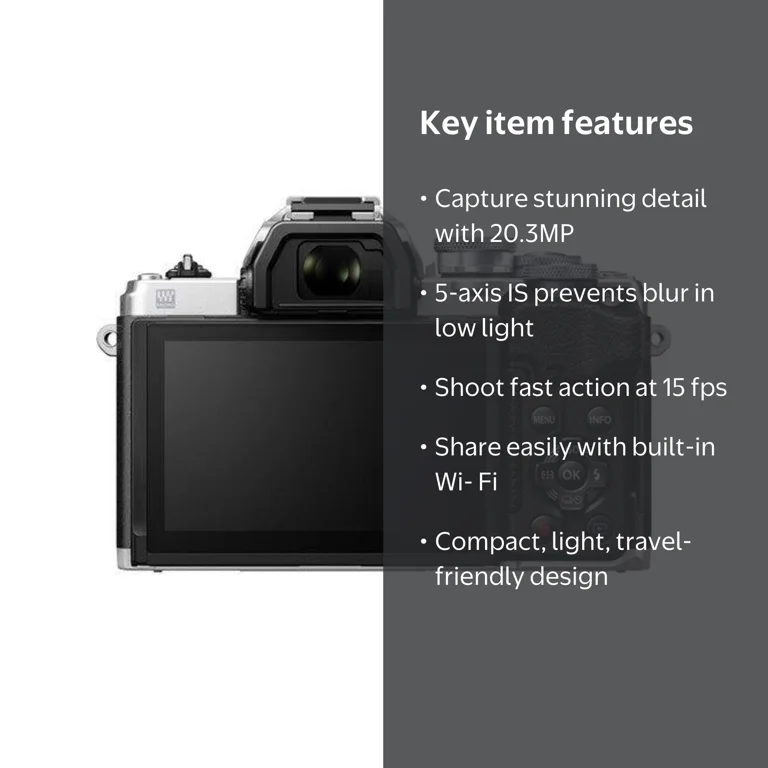 Olympus OM-D E-M10 Mark IV 20.3MP Digital Video Mirrorless Camera