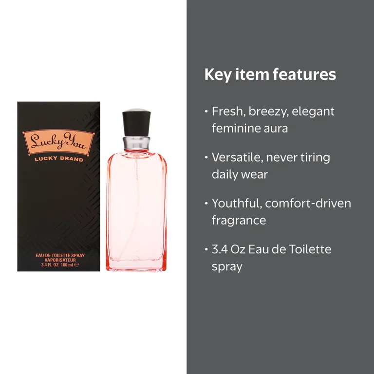 Lucky Brand, Eau De Toilette, 3.4 Oz, Perfume for Women - Walmart.com