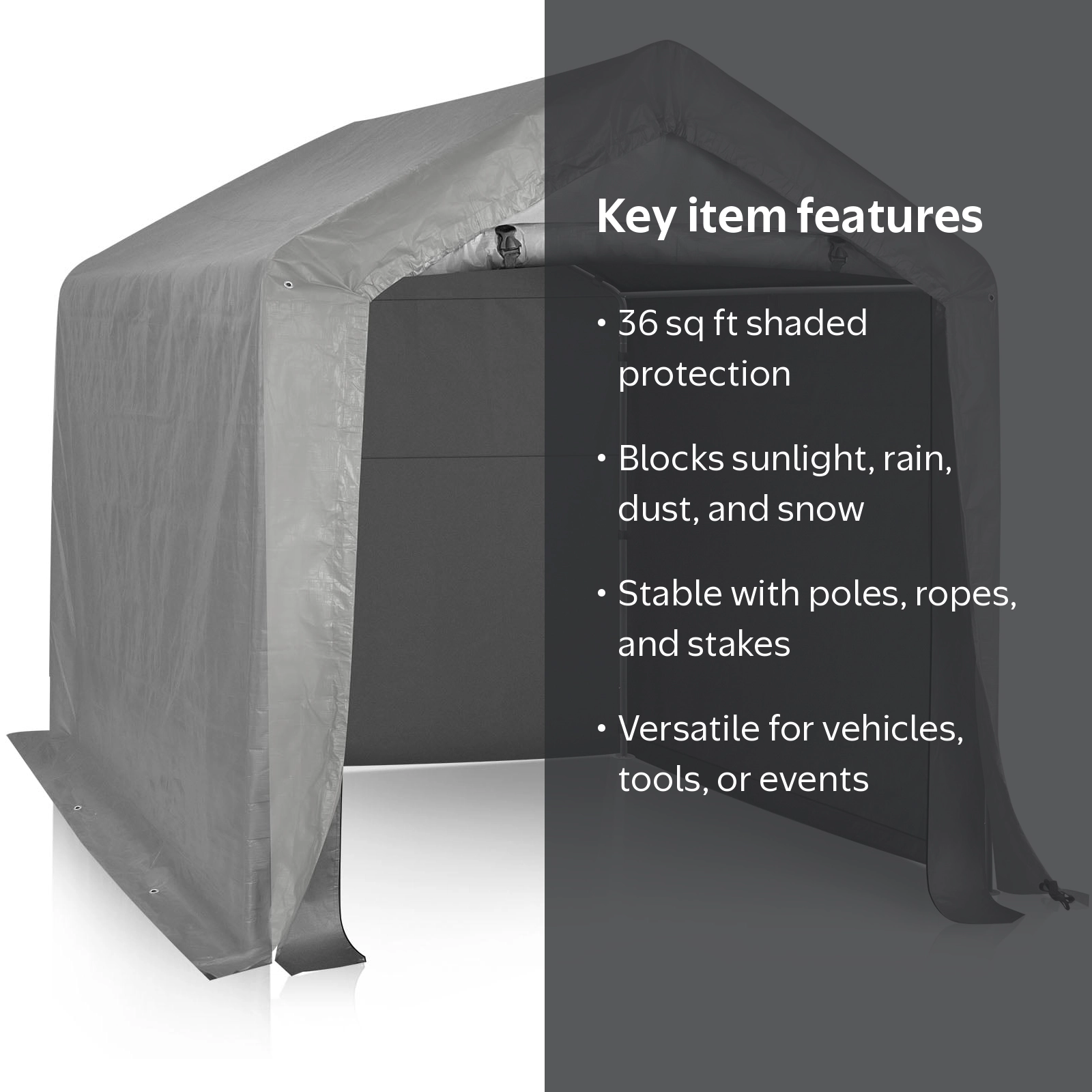 シェルター　ロイドカーン Ktaxon, Metal Carport, 6'x6' Outdoor Heavy Duty Car Shelter