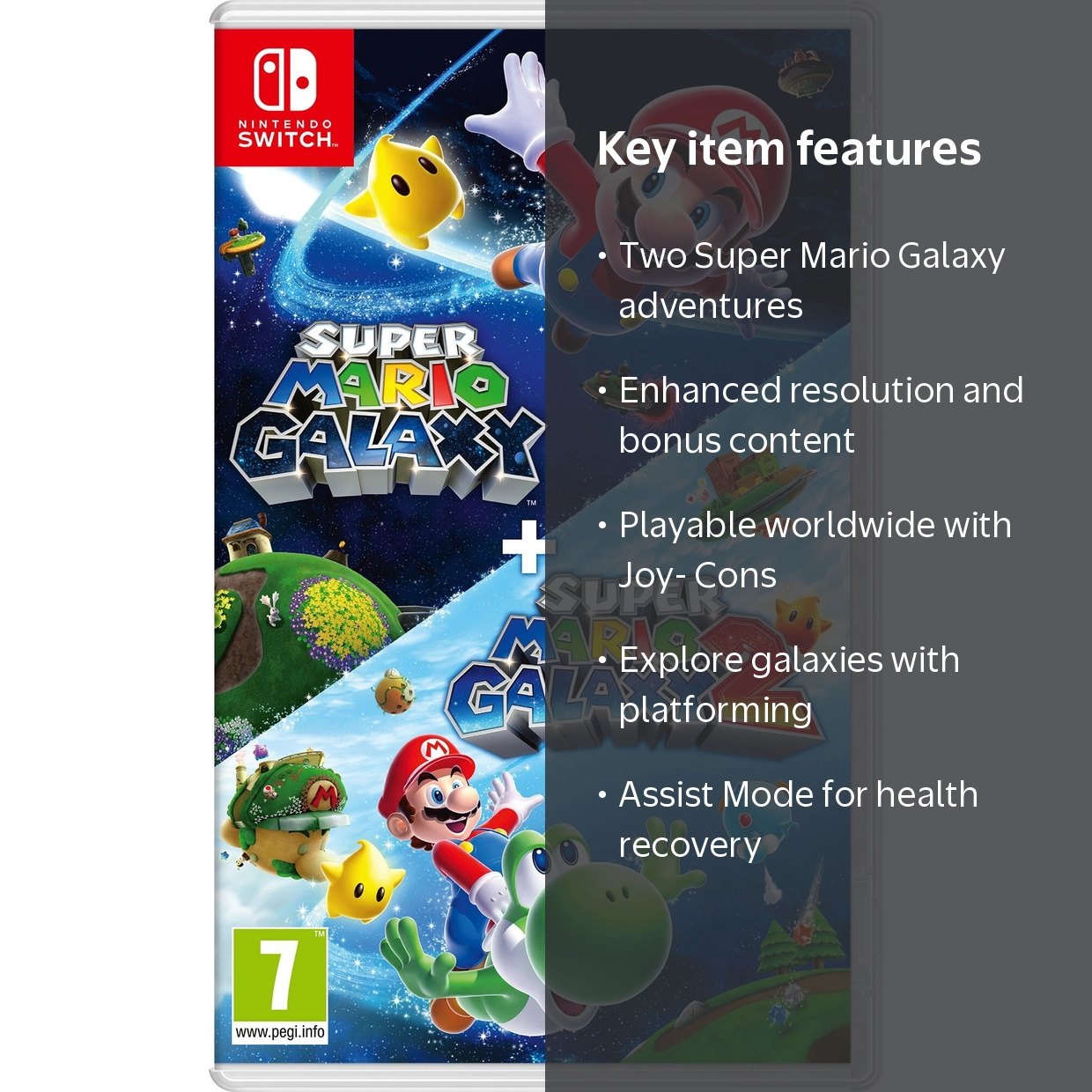 Nintendo, Super Mario Galaxy™ + Super Mario Galaxy™ 2, Region Free