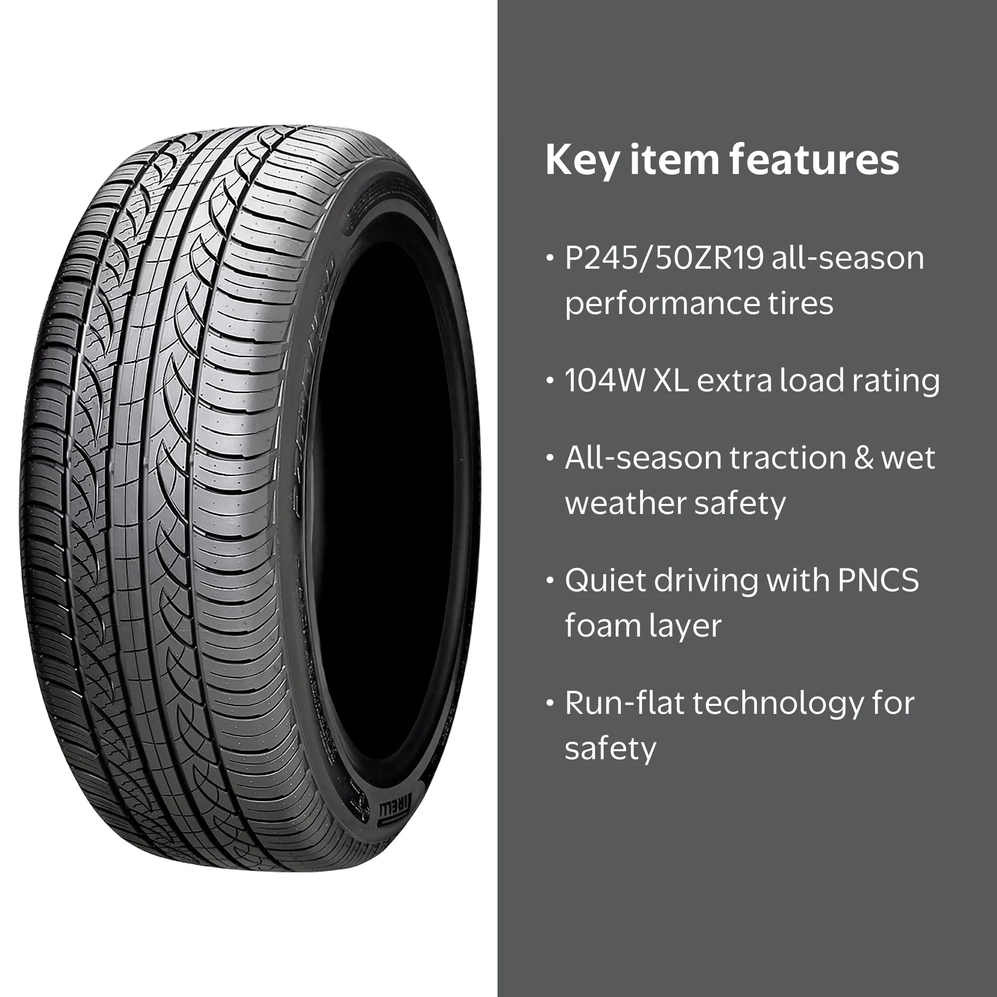 Free Shipping! Pirelli P Zero Nero All Season Passenger Tire 245