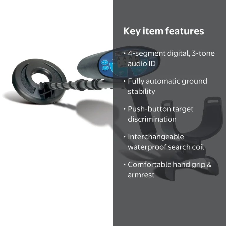 Bounty Hunter Pioneer EX Metal Detector - Digital (Black