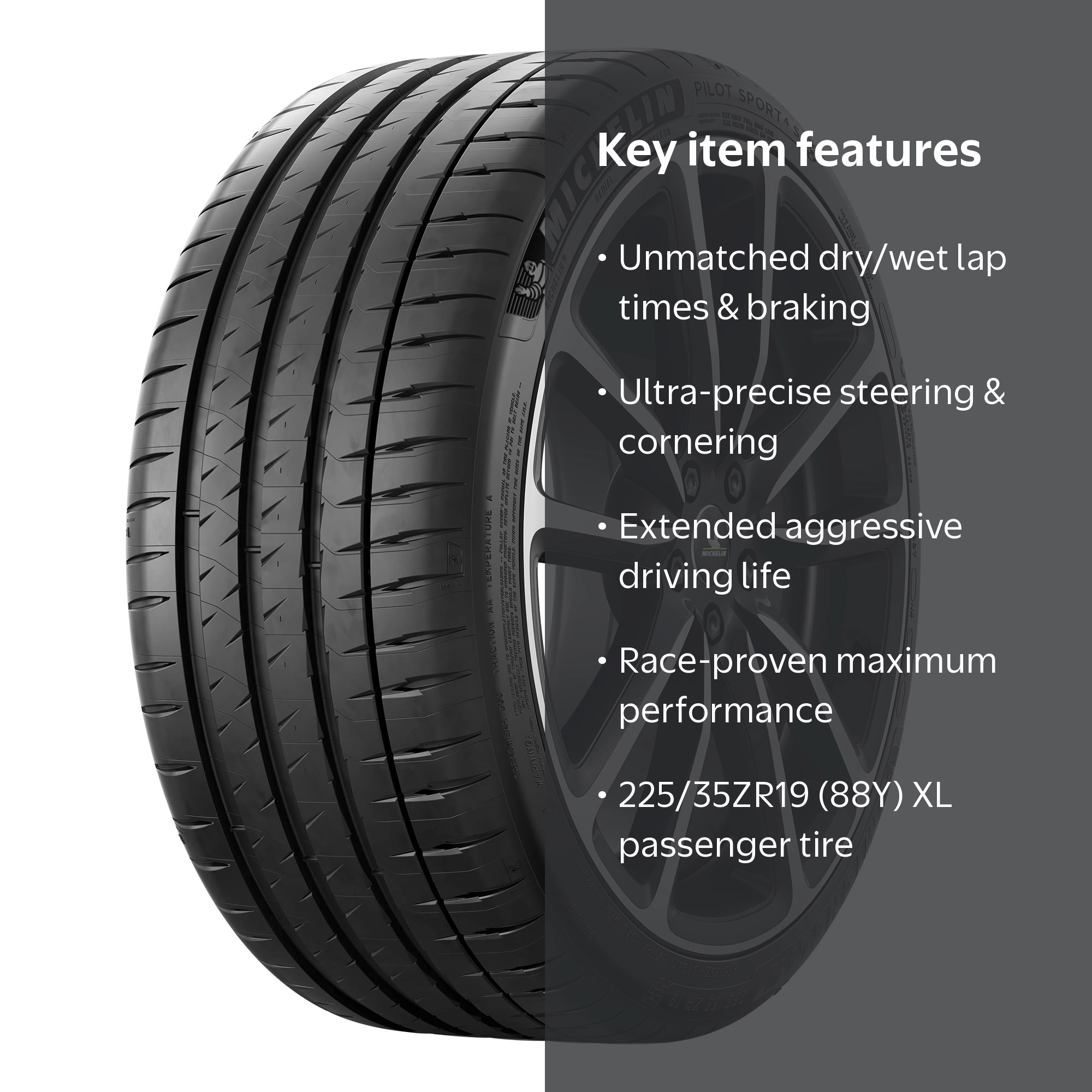 23年　225/35ZR19インチ　4本 Michelin Pilot Sport 4S Performance 225/35ZR19 (88Y) XL Passenger