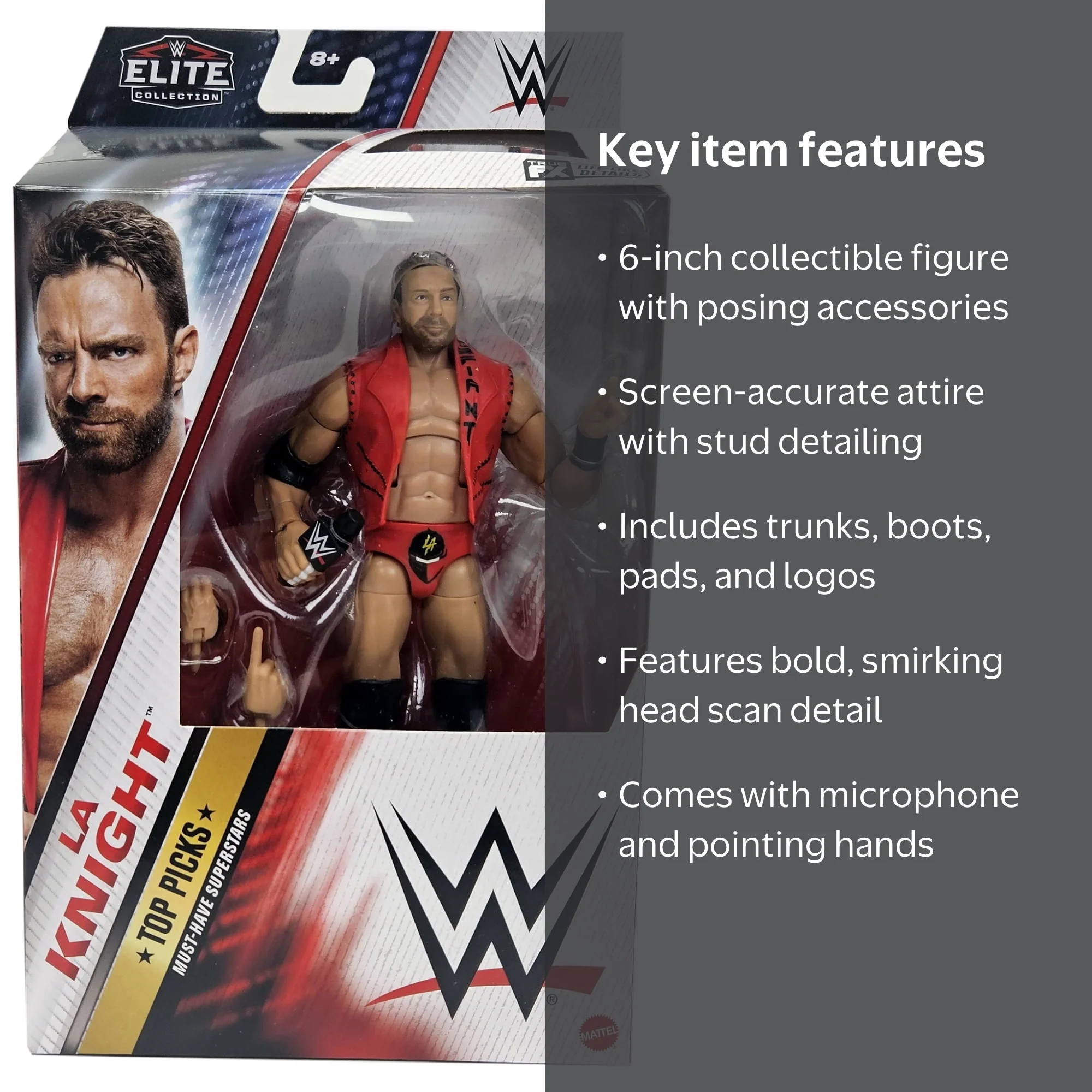 LA Knight - WWE Elite Top Picks 2025 (Wave 3) Mattel WWE Toy