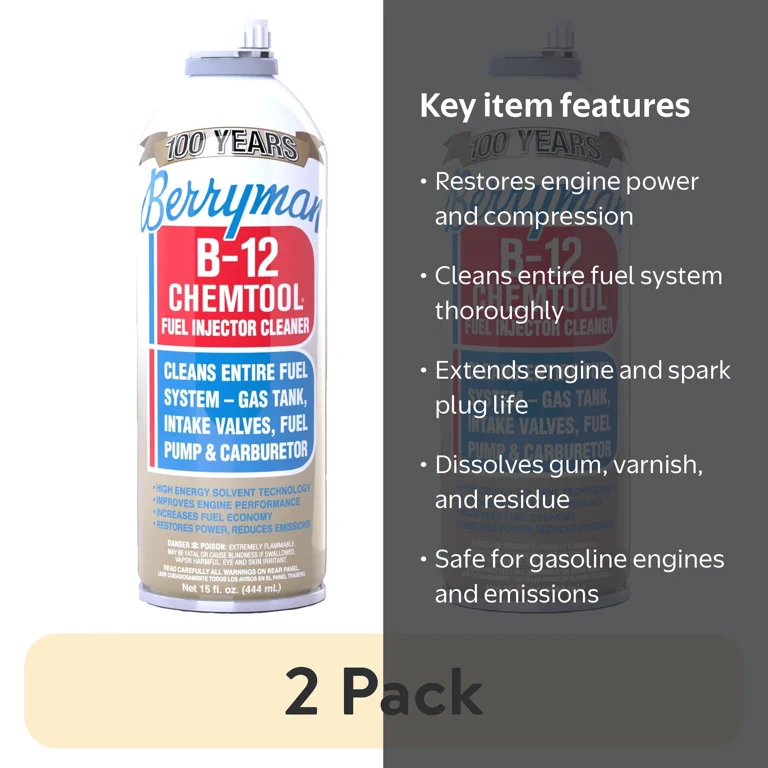 b12 injection cleaner 3 set 0116 B-12 Chemtool Carburetor, Fuel System and Injector Cleaner, 15 Ounce, (Single Unit) : Automotive Quickly disperses moisture and dissolves gum Berryman 1112 B-12 Chemtool Injector