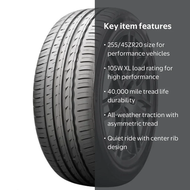 Sailun Atrezzo SVA1 255/45ZR20 105W A/S High Performance Tire for