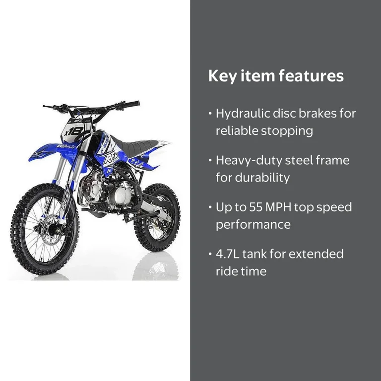 Apollo 125cc Dirtbike DB-X18 - Walmart.com
