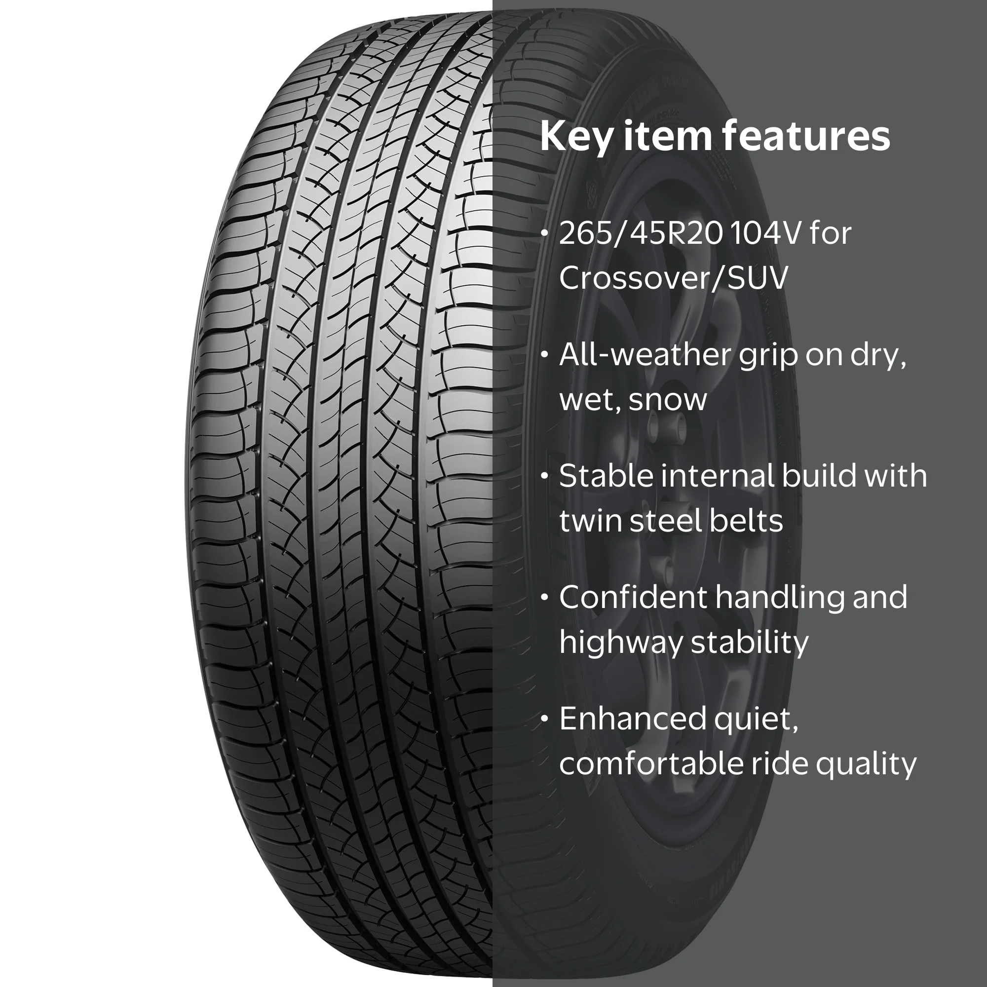 Michelin Latitude Tour HP All-Season High Performance 265/45R20