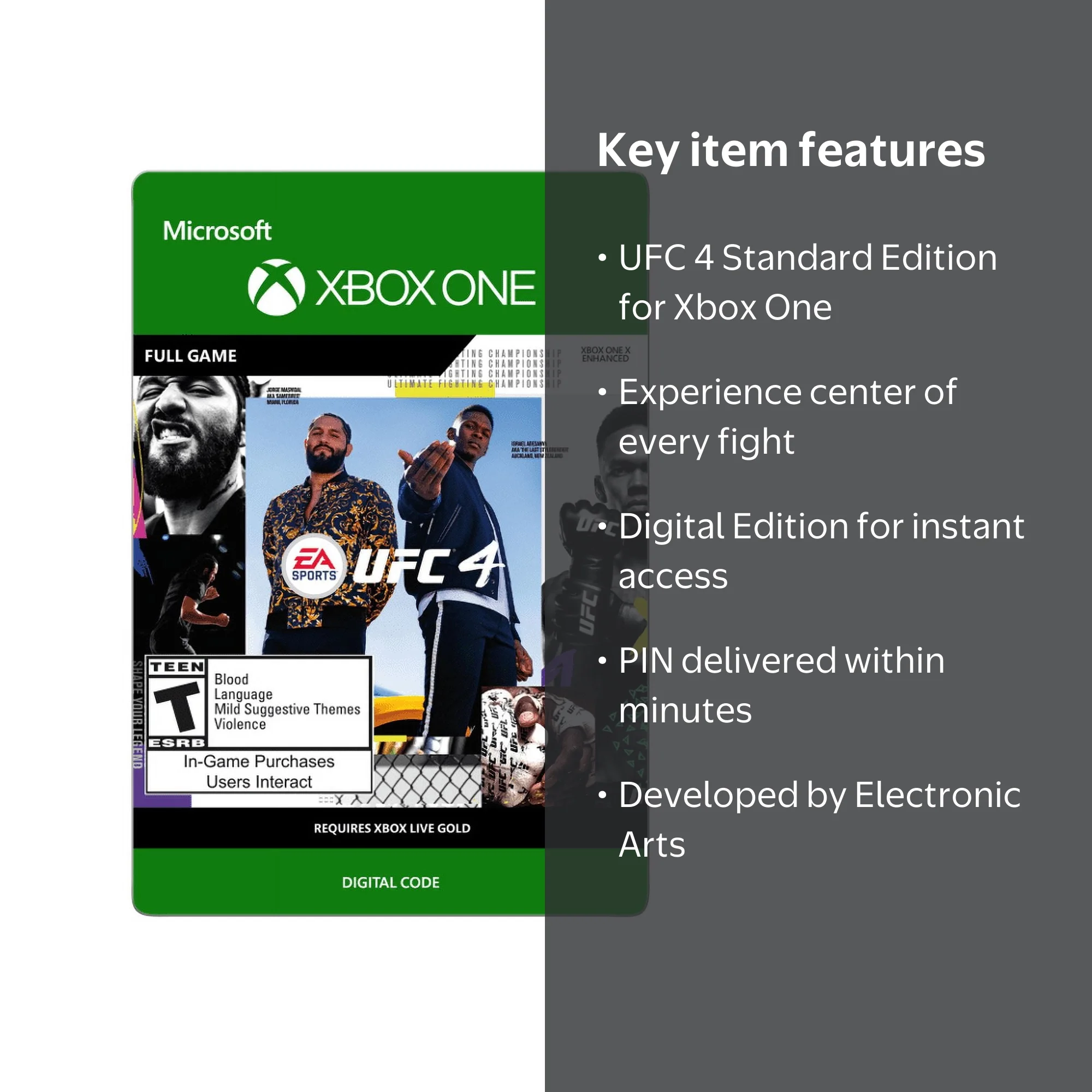 EA Sports™ UFC® 4 Standard Edition, Electronic Arts, Xbox One