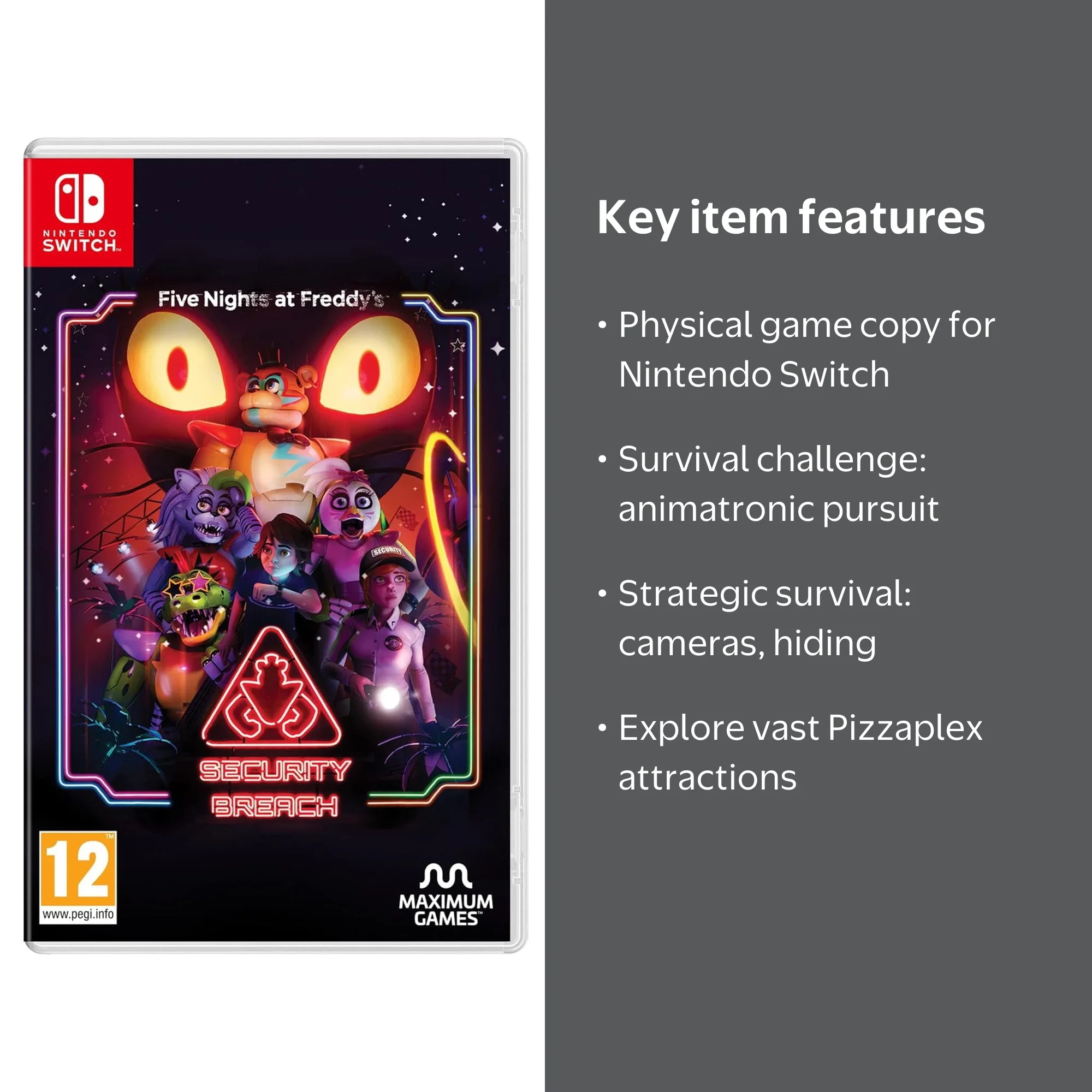 Nintendo Switch Game: Five Nights at Freddy's (FNAF) - Security
