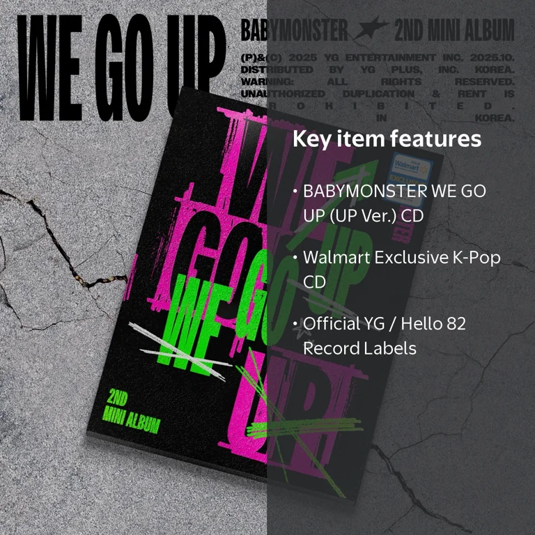 BABYMONSTER - WE GO UP (UP Ver.) - Walmart Exclusive CD - Walmart.com