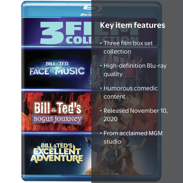 Bill & Ted Face the Music/Bogus Journey/Adventure Blu-ray Box Set