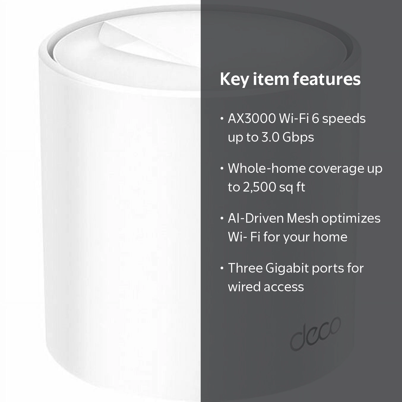 TP-Link Deco X50 AX3000, Wi-Fi 6 Whole Home Mesh Network System
