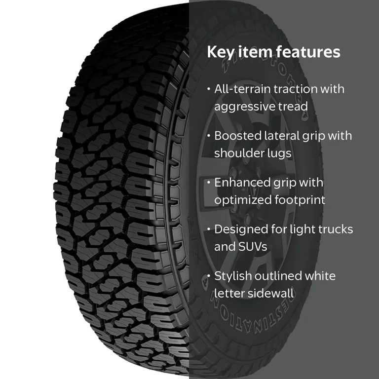Firestone オンロードタイヤ Firestone Destination X/T Rugged Terrain LT265/65R18 122S E Light