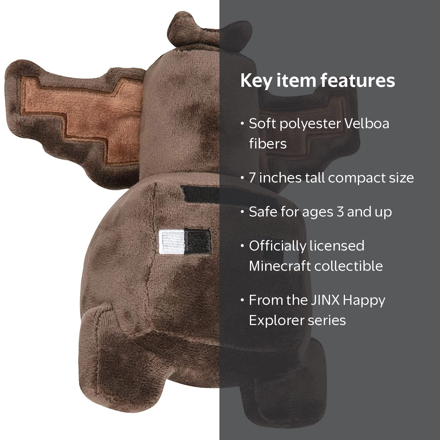 ★VitaCraft 7 Minecraft 7 Happy Explorer Bat Plush Toy - Walmart.com