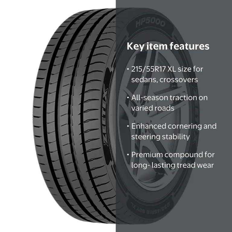 Zeetex HP5000 Max UHP 215/55R17 98W XL Passenger Tire - Walmart.com