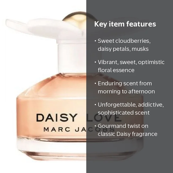 Marc Jacobs, Daisy Love Eau de Toilette Perfume for Women, 1.7 Oz