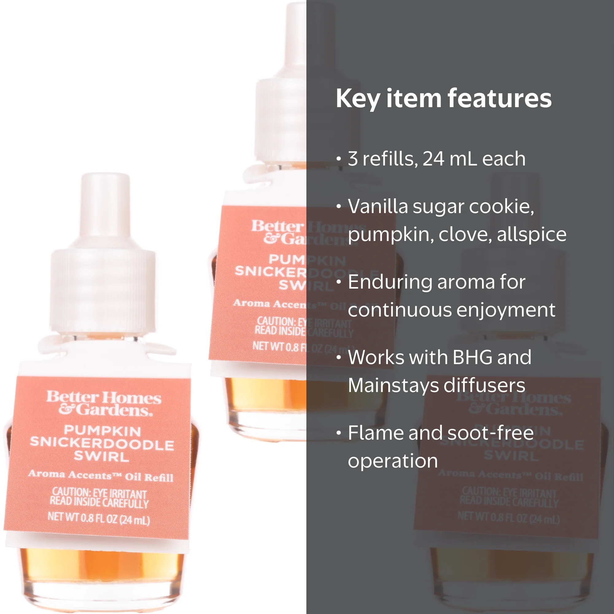 Better Homes & Gardens Aroma Accents Oil Refill, Pumpkin