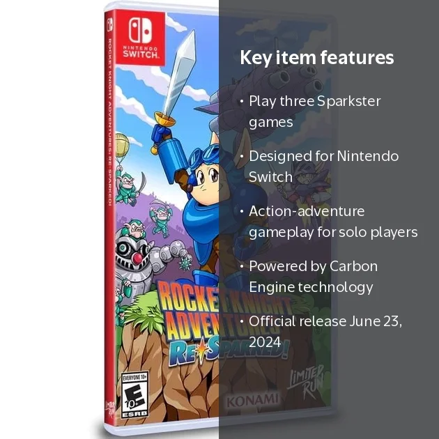 Rocket Knight Adventures Re:Sparked - Nintendo Switch - Limited