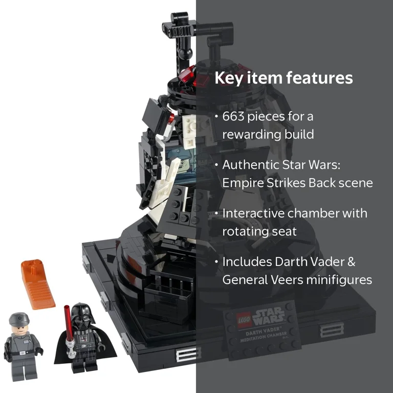 LEGO, Star Wars Darth Vader Meditation Chamber, 663 Pieces