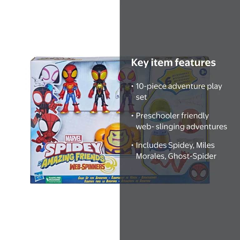 Marvel Web-Spinners Gear Up For Adventure Action Figure 10-Pack