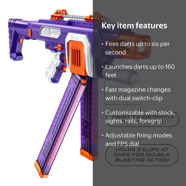 Adventure Force Axis Switch Pro Ultimate Dual-Clip Foam Dart