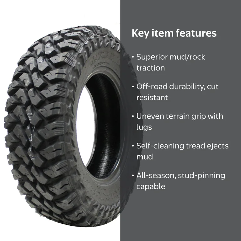 Maxxis MT-764 Buckshot Mudder II Mud Terrain LT305/70R17 121/118Q