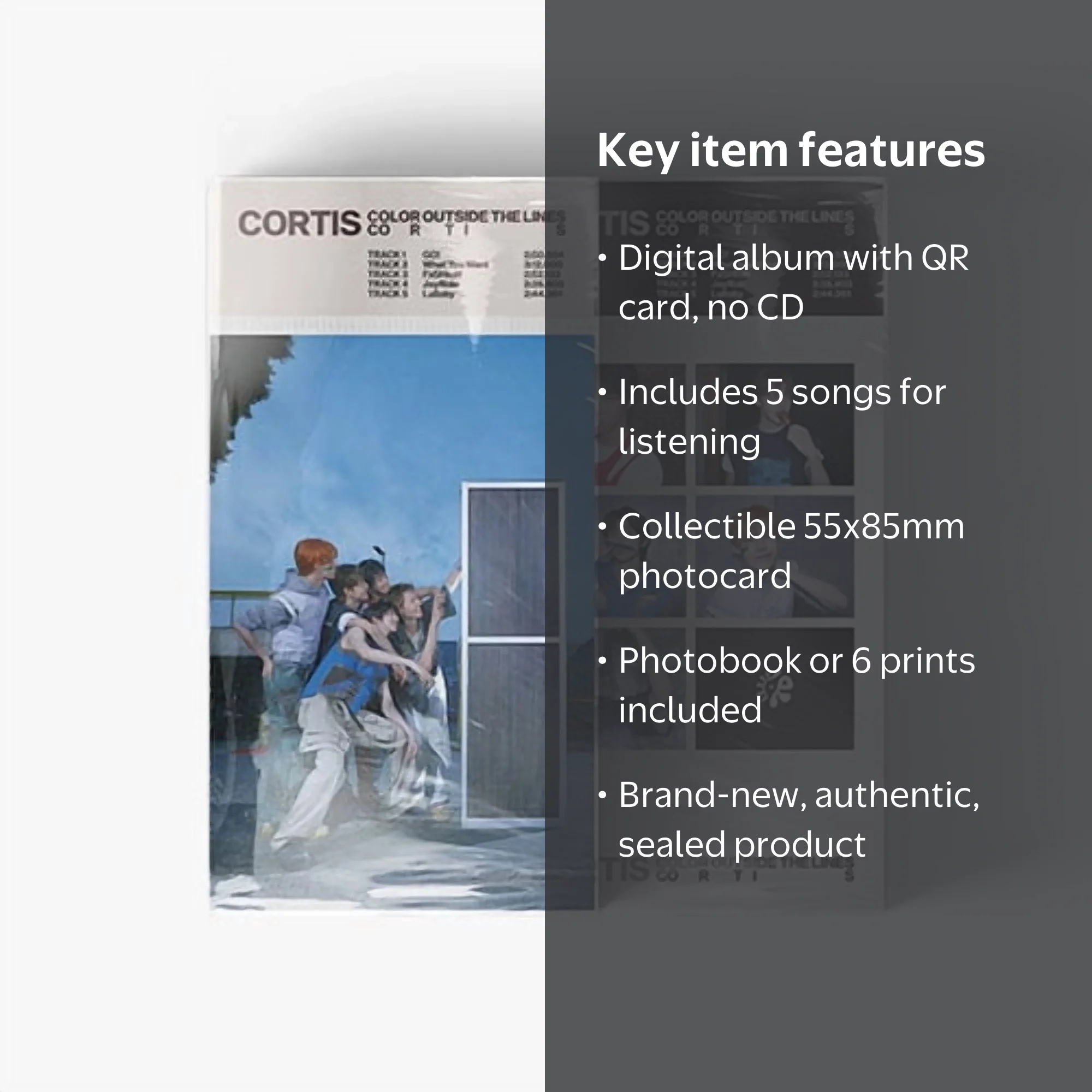 CORTIS - [COLOR OUTSIDE THE LINES] 1st EP Album WEVERSE ALBUMS