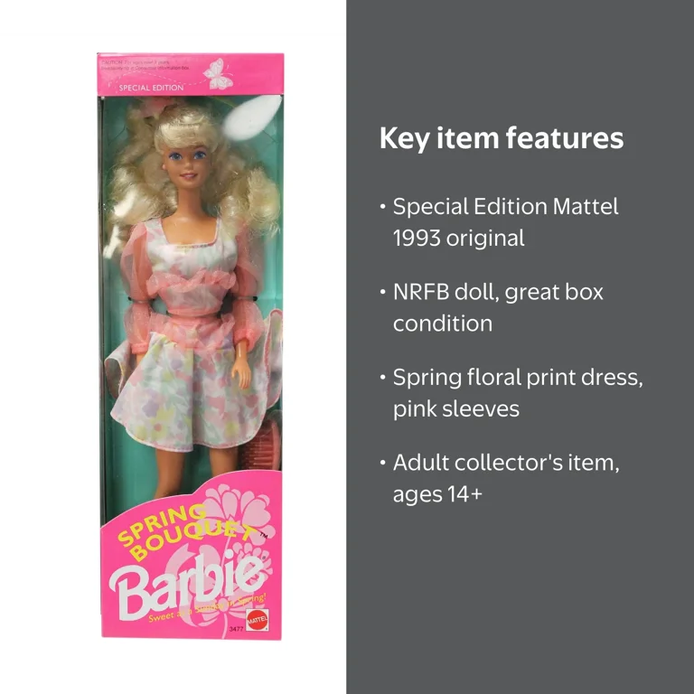 Barbie Spring Bouquet Doll Special Edition 1992 Mattel 3477