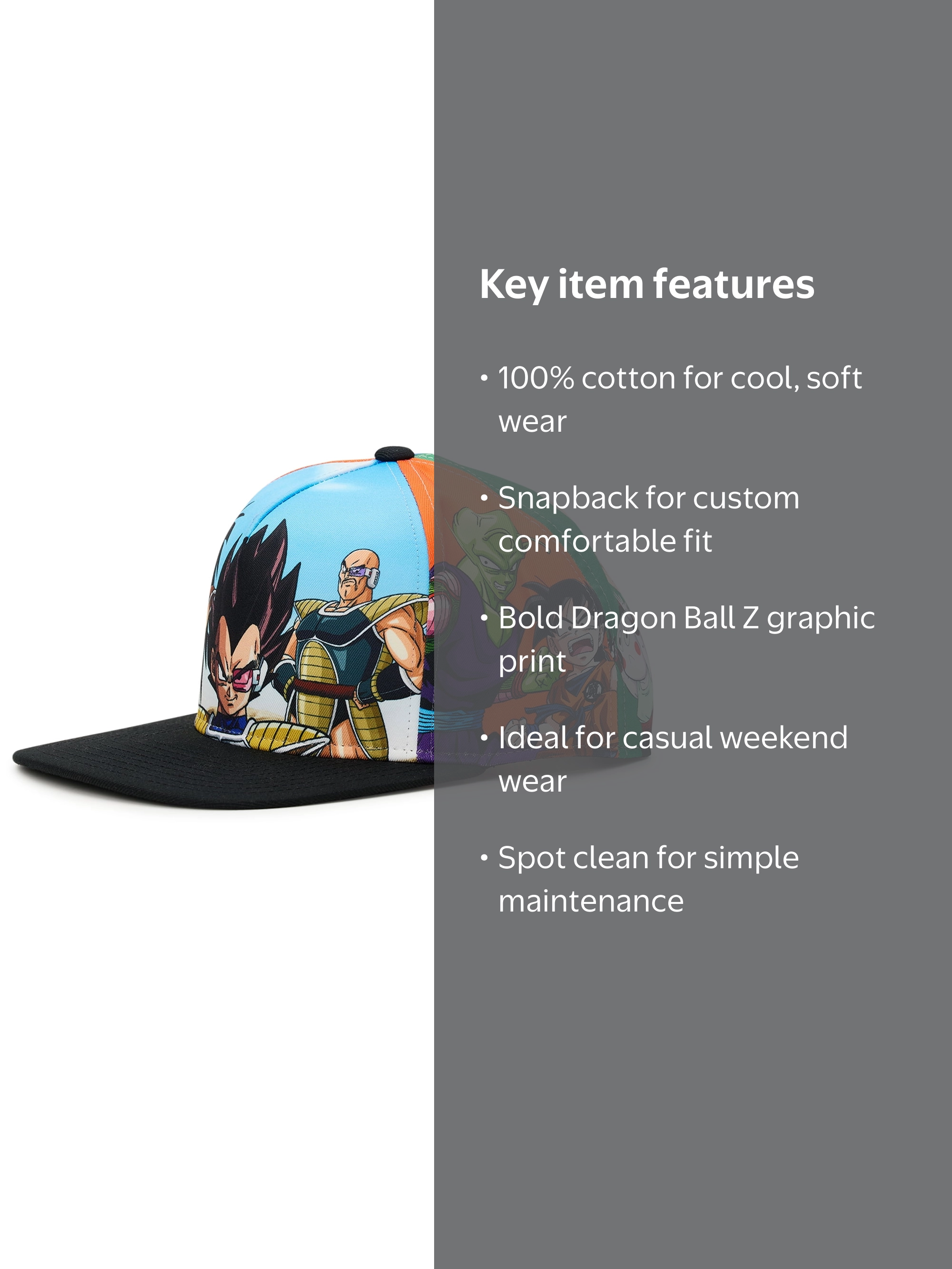 License Dragonball Z Graphic Baseball Hat - Walmart.com